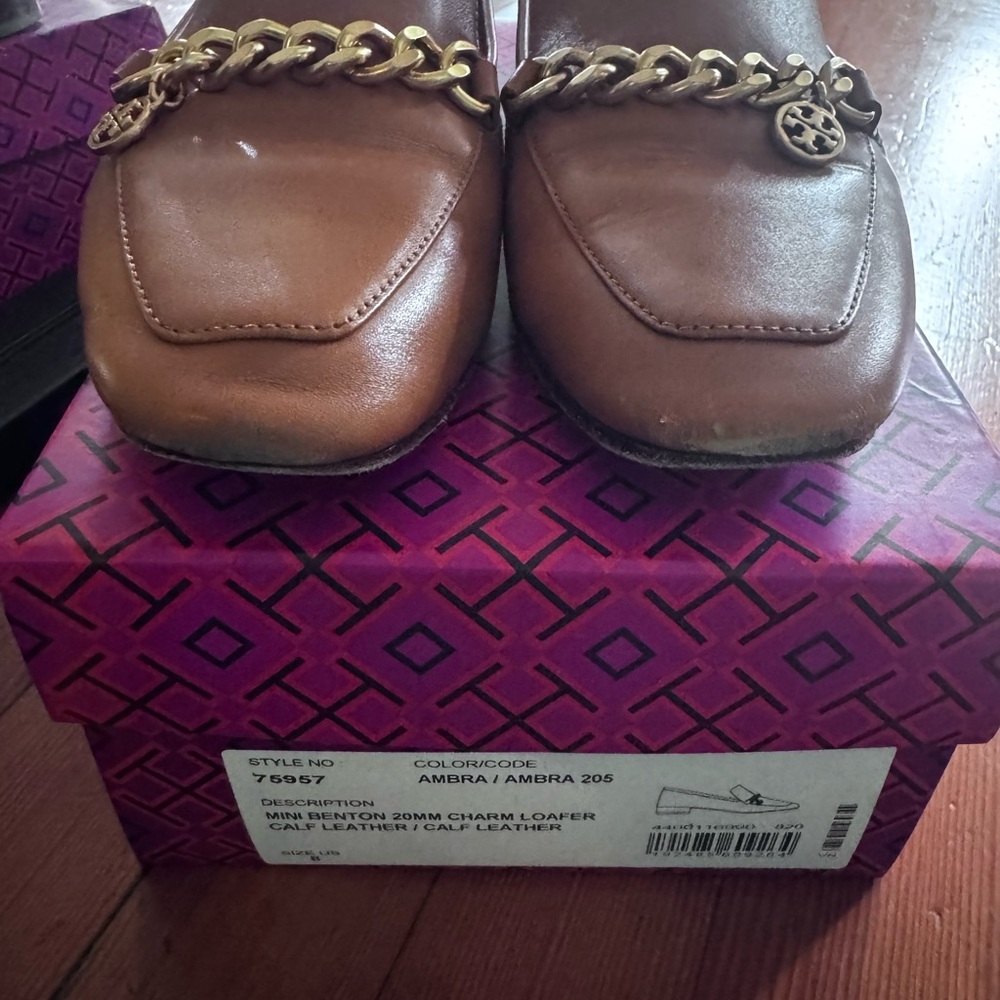 Tory Burch Ambra Leather Loafers